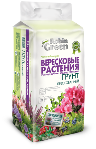 Робин Грин Грунт для вересковых растений прессованный 25л
