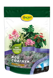 Мох Сфагнум Фаско Цветочное счастье дойпак 1л